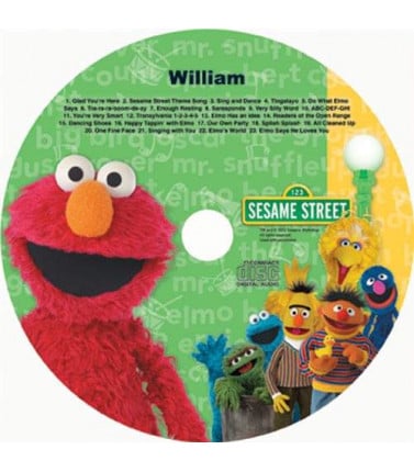 Kids Personalised Music CD -Singalong with Elmo and Friends
