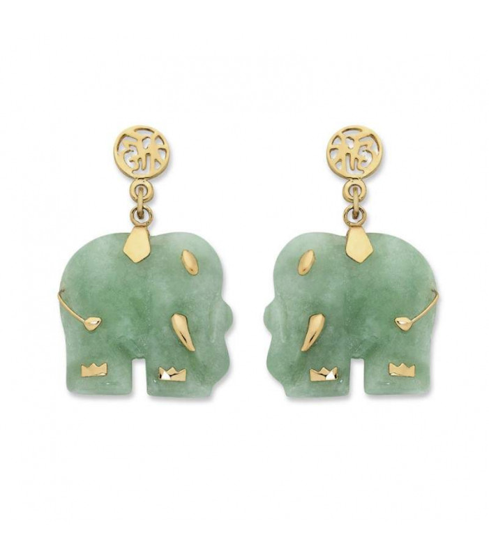 Natural Jade Earrings