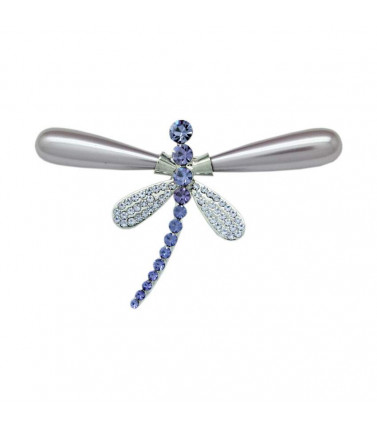 Swarovski Crystal Dragonfly Brooch