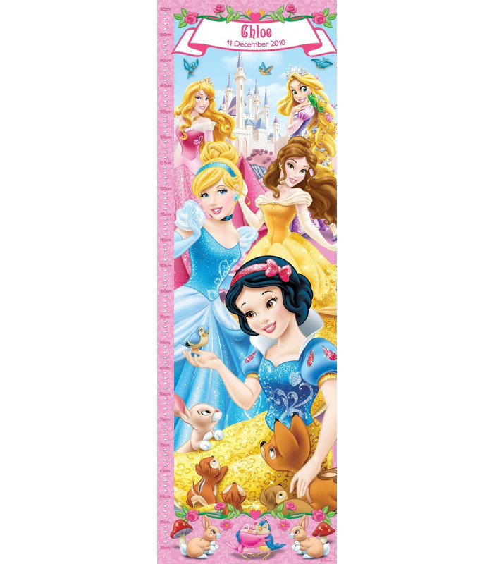 Princess Tea Party Personalised Growth Chart