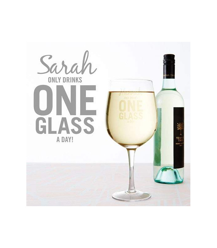 Personalised Giant Wine Glass 