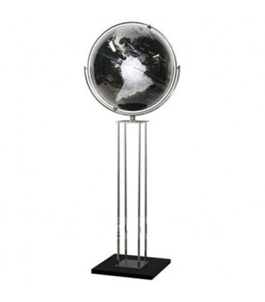 Floor Standing Black Ocean Globe 43cm