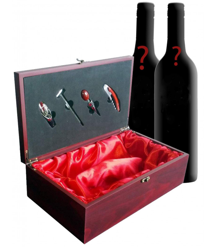 Mystery Wines in Wine Accessory Box