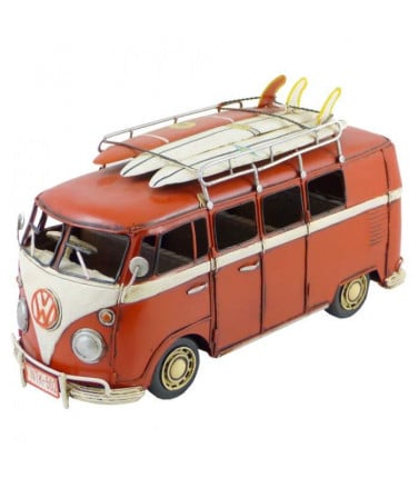 Red Kombi Van Model