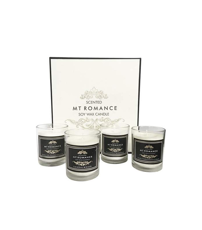 Four Scented Soy Candles