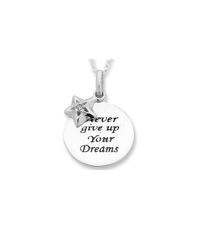 Never Give Up Your Dreams Necklace