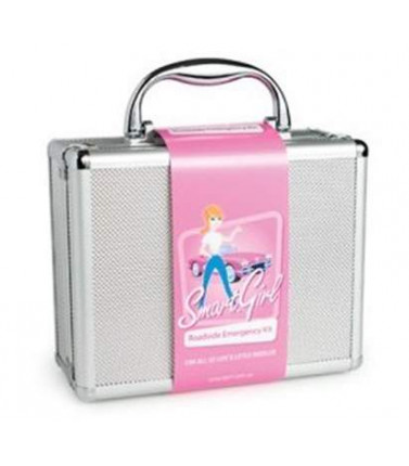 Smart Girl Roadside Emergency Kit - Silver Case