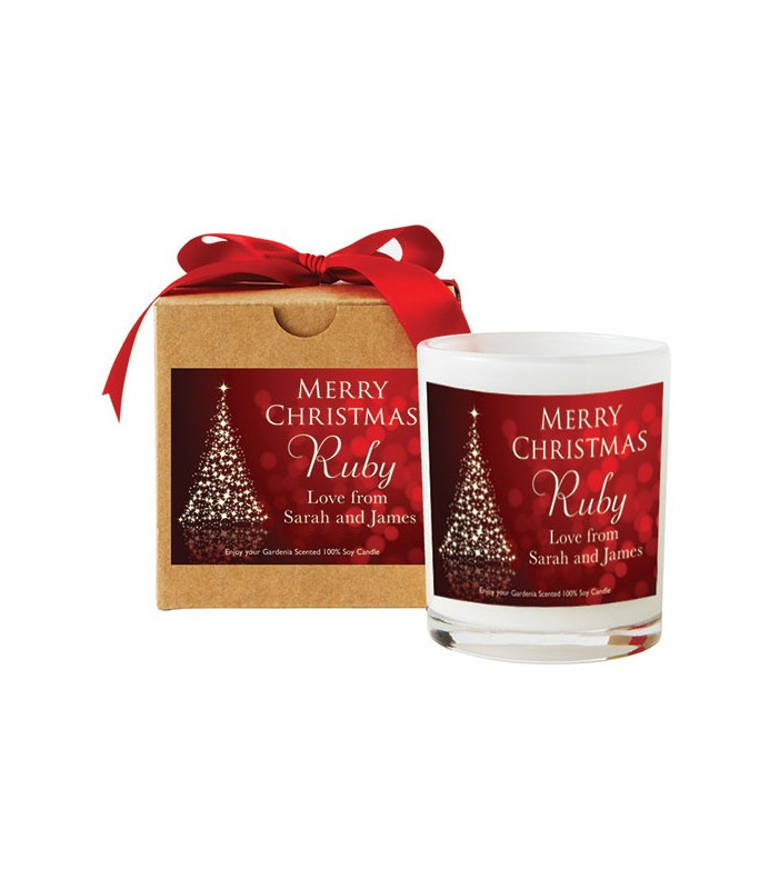 Christmas Gift Candle - Personalised
