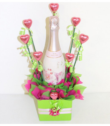 Valentine Moscato Chocolate Bouquet