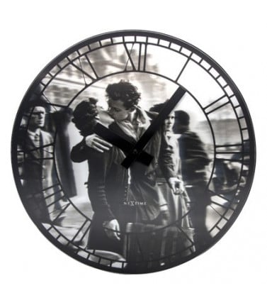 Romantic Love Paris Wall Clock
