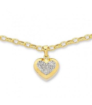 Belcher Heart Necklace