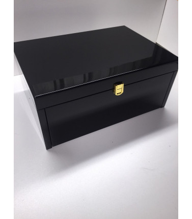 Black Jewellery Box - Piano Finish Large