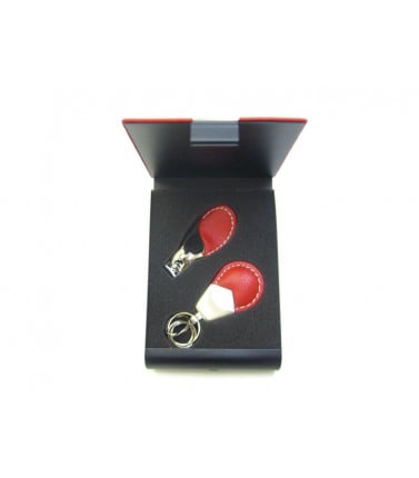 Manicure Set with Red Case