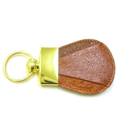 Emu Leather Keyring