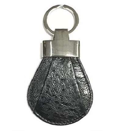 Emu Leather Keyring