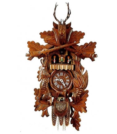 Original Black Forest Cuckoo Clock with dancing figurines