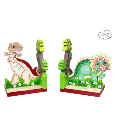 Dinosaur Bookends