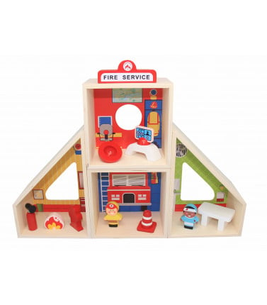 Fire Station Toy Play Set