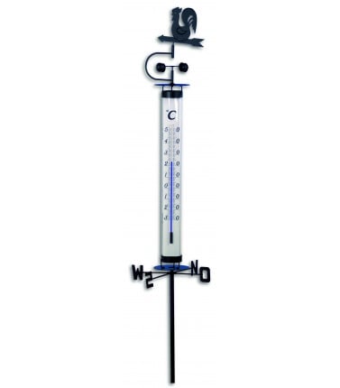 Garden Thermometer With Wind Vane