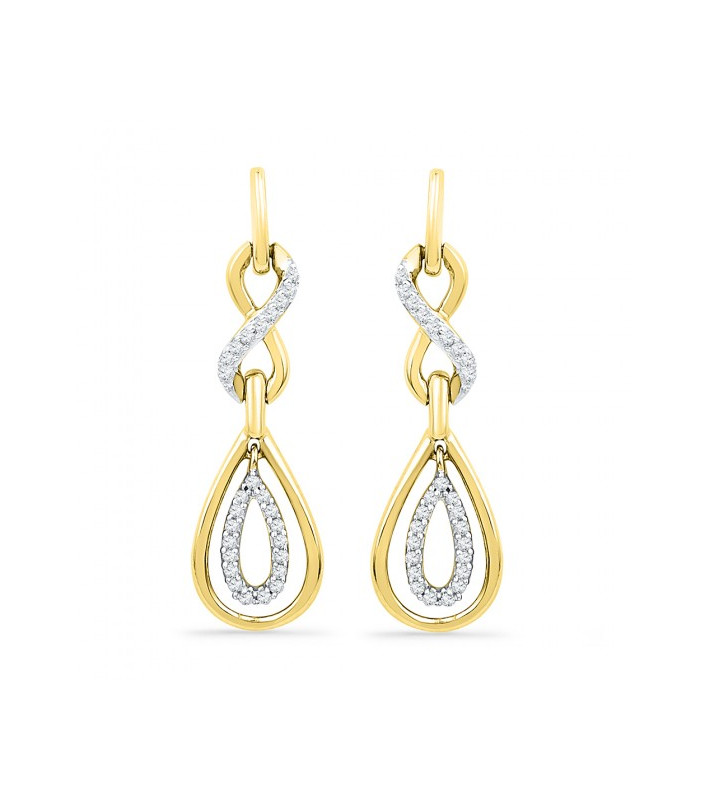 Diamond Earrings - Infinity