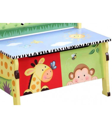 Kids Storage Bench - Sunny Safari