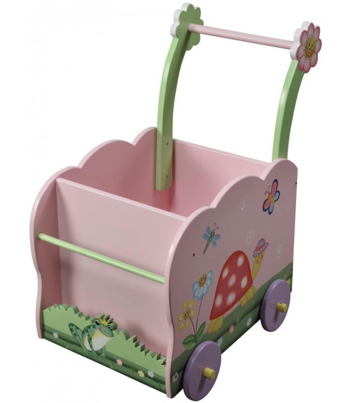 Kids Toy Push Cart - Magic Garden