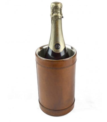 Wine Chiller - Buffalo Leather