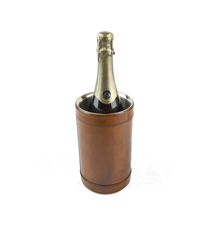 Wine Chiller - Buffalo Leather