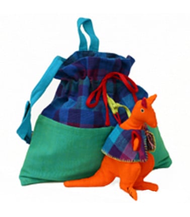 Kangaroo Drawstring Backpack