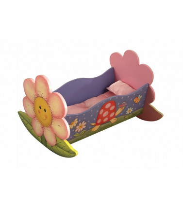 Magic Garden Doll Rocking Bed