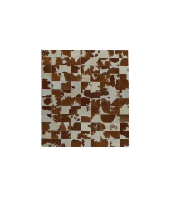 Cow Hide Rug -Brown and White
