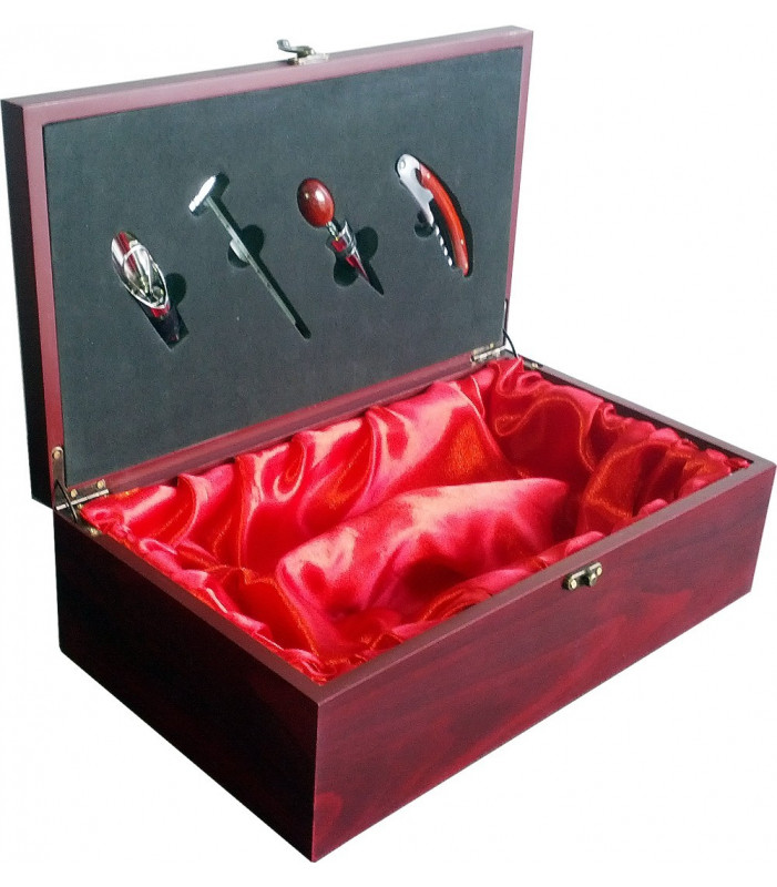 Two Bottle Wine Box with Accessories