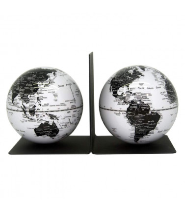 Bookends -Black and White Globes