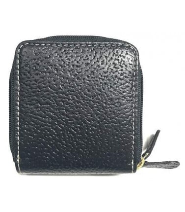 Kangaroo Leather Coin Purse - Navy