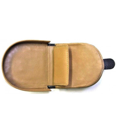 Navy Kangaroo Leather Coin Purse