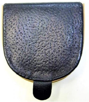 Navy Kangaroo Leather Coin Purse