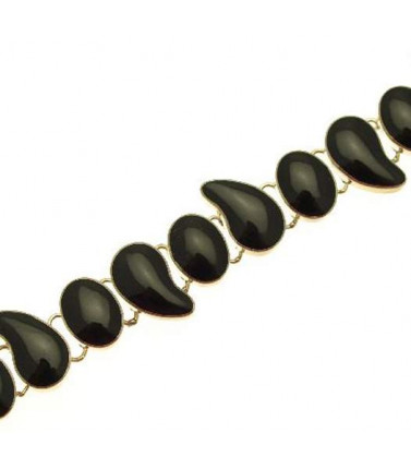 Bracelet - Onyx Curves