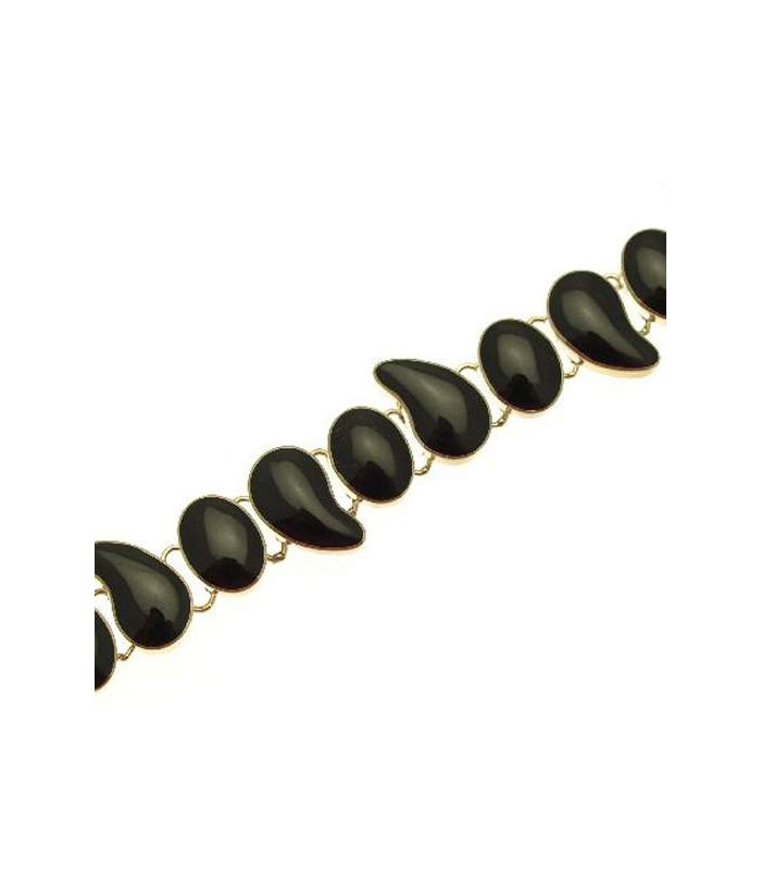 Bracelet - Onyx Curves
