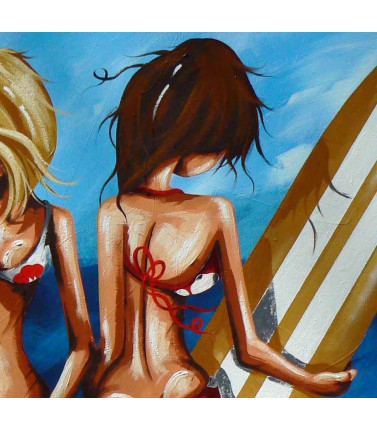 Canvas Print - Boards and Bikini's