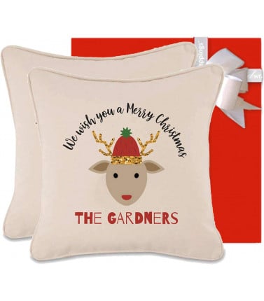 Christmas Decor Cushion Covers -Personalised
