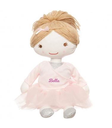 Personalised Soft Toy Ballerina Doll