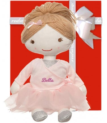 Personalised Soft Toy Ballerina Doll