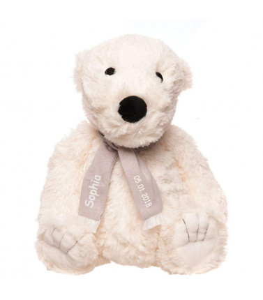 Soft Toy Polar Bear - Personalised
