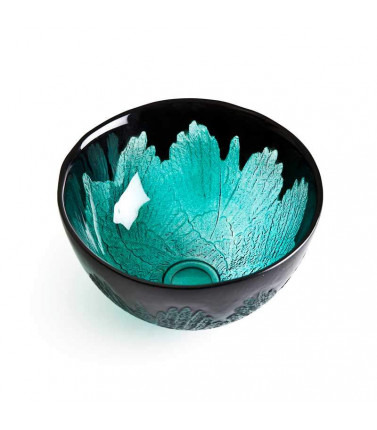 Crystal Bowl - Paradiso Turquoise