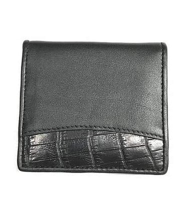 Crocodile Leather Coin Pouch