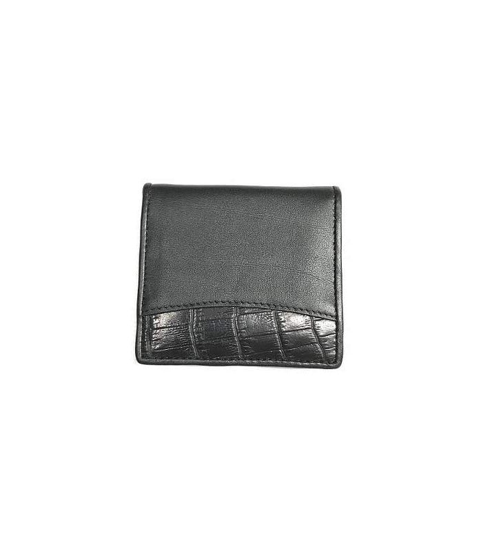 Crocodile Leather Coin Pouch