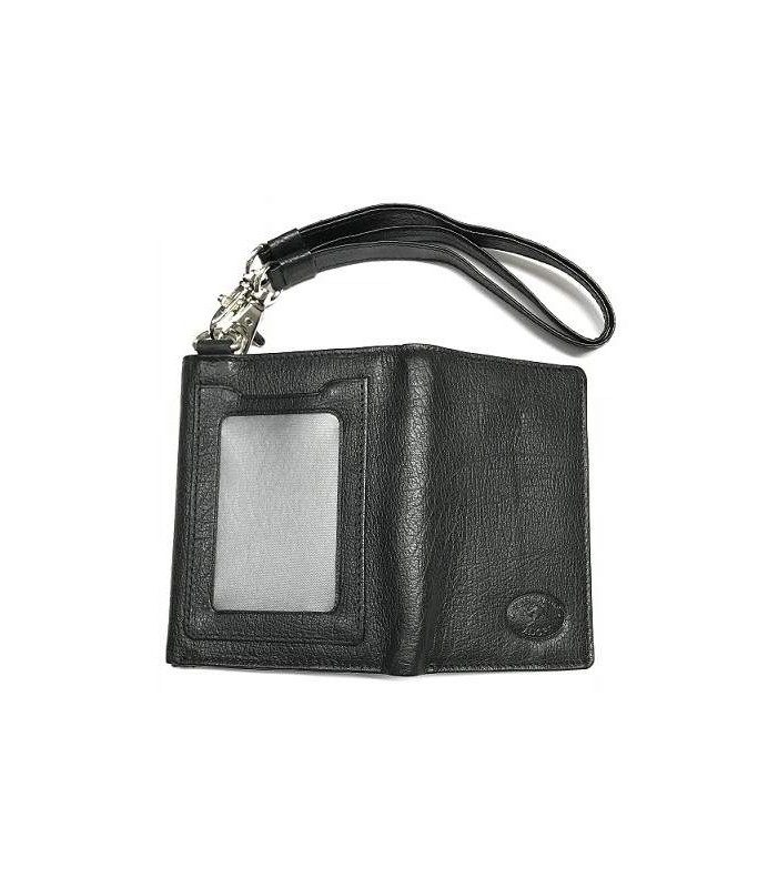 Kangaroo Leather Wallet With Wrist Strap