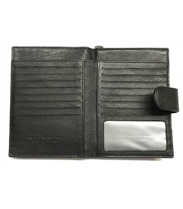 Ladies Wallet  BLack Kangaroo Leather Wallet KW3173