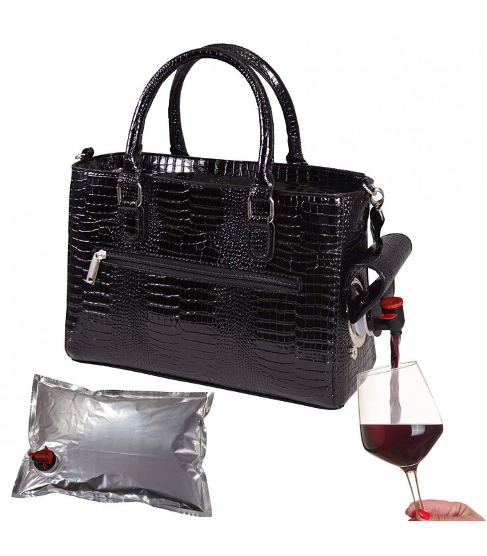 Wine Purse- Insulated Drink Cooler and Dispenser