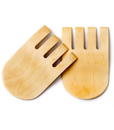 Wooden Salad Servers (Huon Pine Wood)